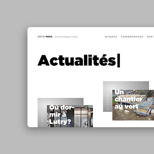 Atelier Nova propose des solutions architecturales qui sortent de l'ordinaire, en s'appuyant sur des ressources innovantes et qualitatives.