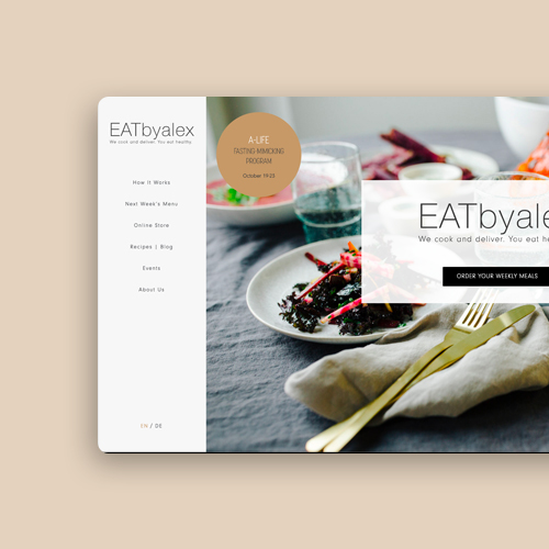 EATbyalex offers 5-day ready meal programs that will guide you to clean eating with freshly prepared and whole food meals delivered to your home by bike.