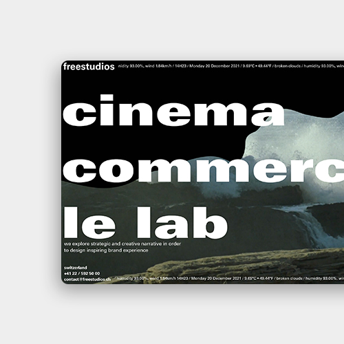 freestudios is a creative production and post-production agency. They evolve proactively and consistently in order to meet the changing market demands and offer the best in technology.