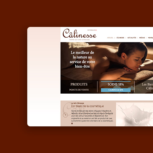 Câlinesse website